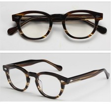 Retro Texture Frame Women Men Full Rim Acetate Optical Reading Glasses 46 24-145