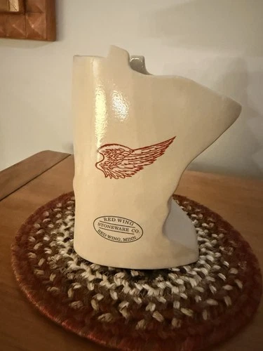 Red Wing Pottery Vase / Pitcher Sotapitcher Minnesota Shaped Pottery