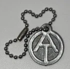 VINTAGE GI JOE ADVENTURE TEAM DOG TAG WITH CHAIN    2