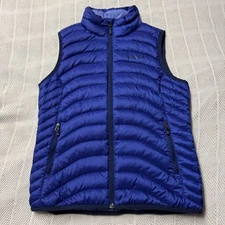 Marmot Women’s XS Quilted Puffer Down Vest 600 Fill Blue