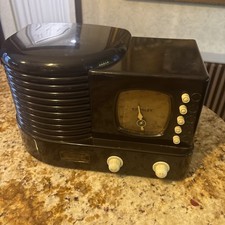 1990's Crosley CR-1 Limited Edition AM/FM Radio Cassette Player Dark Brown Works