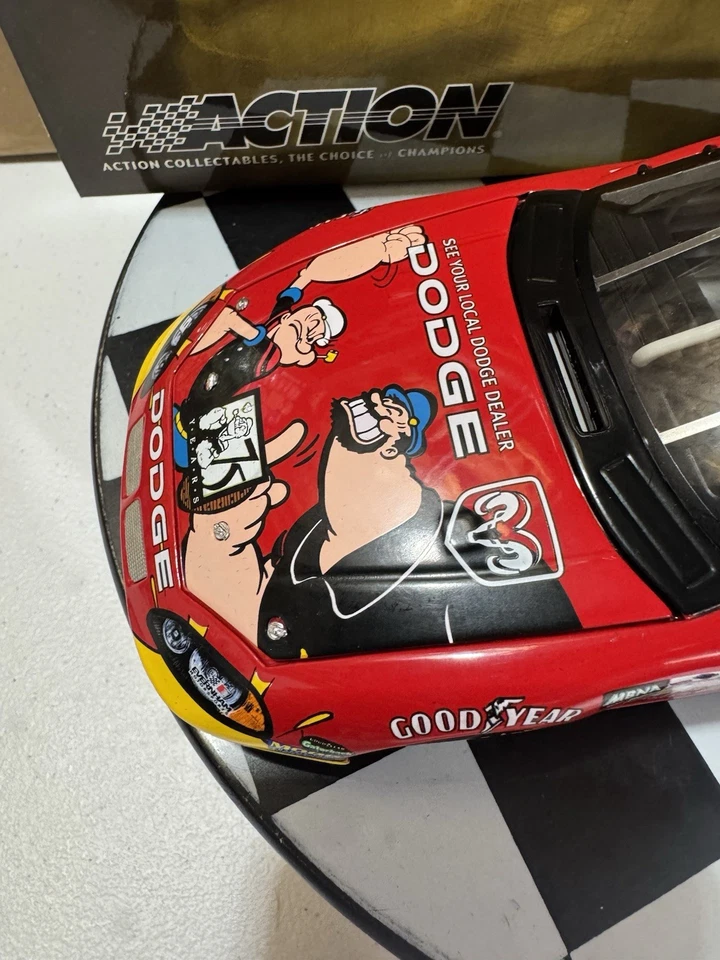 Kasey Kahne ELITE #9 Dodge Dealers Popeye 75th Anniversary 2004 1/24 Diecast - Image 2 of 4