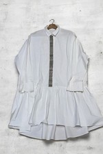 Brunello Cucinelli Hemdblusenkleid Damen wei�...