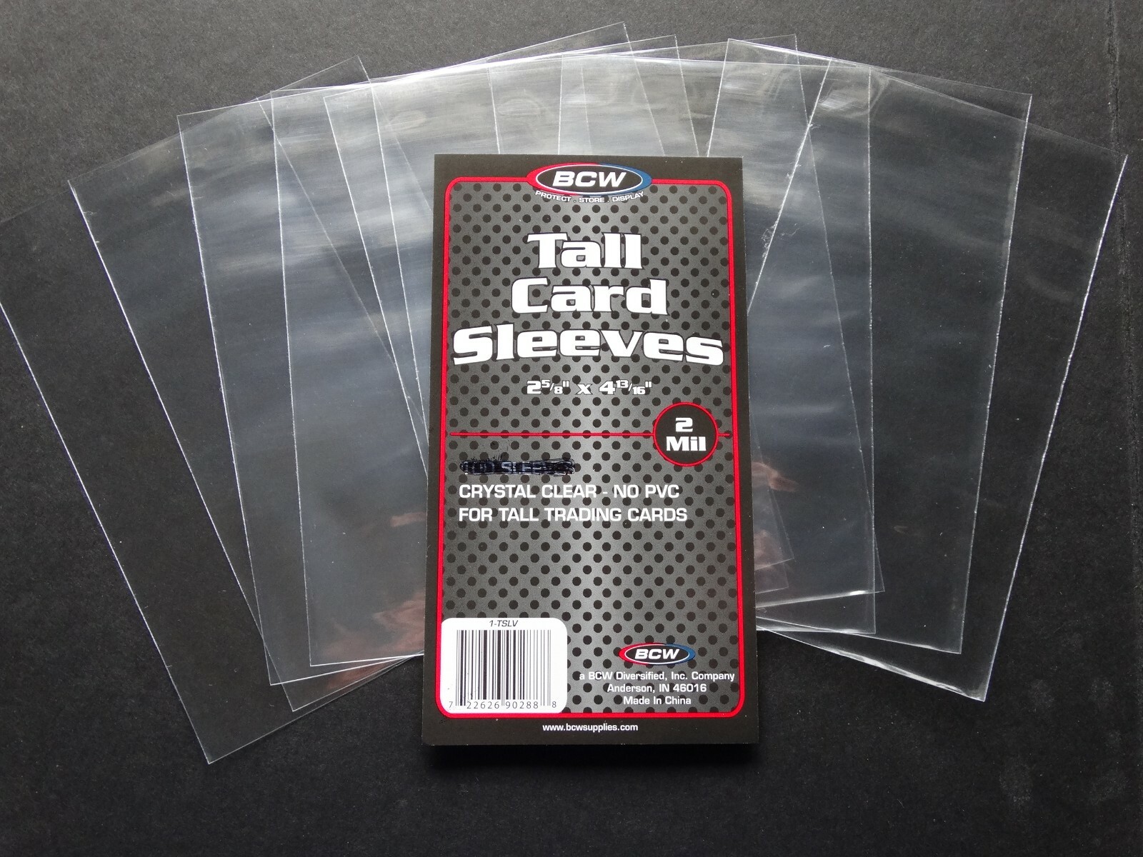 BCW Tall Card Toploader & Sleeves Set – 5 Pack, 35 Pt. Thickness, Rigid PVC, Clear (Flat Shipping) 4 thumbnail image