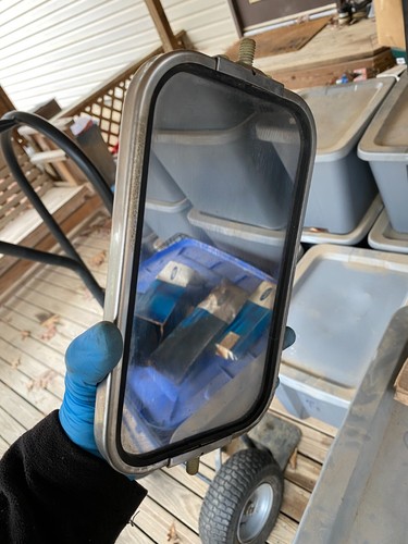 1960s 1970s Ford Truck Econoline Van West Coast Jr? Mirror NOS but SOOT on it - Bild 5 von 12