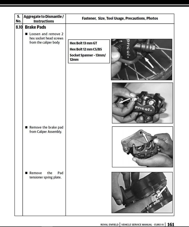 Royal Enfield Classic Bullet 500 EFI Single Workshop Manual USB 2009 - 2021 - Image 4 of 4