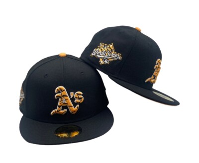 New Era Oakland Athletics Tiger Fill 59fifty fitted hat cap black