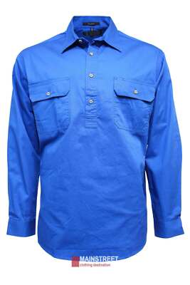 Pilbara Heavy Weight Long Sleeve Closed Front Shirt - RPP 49.99 - SALE SALE