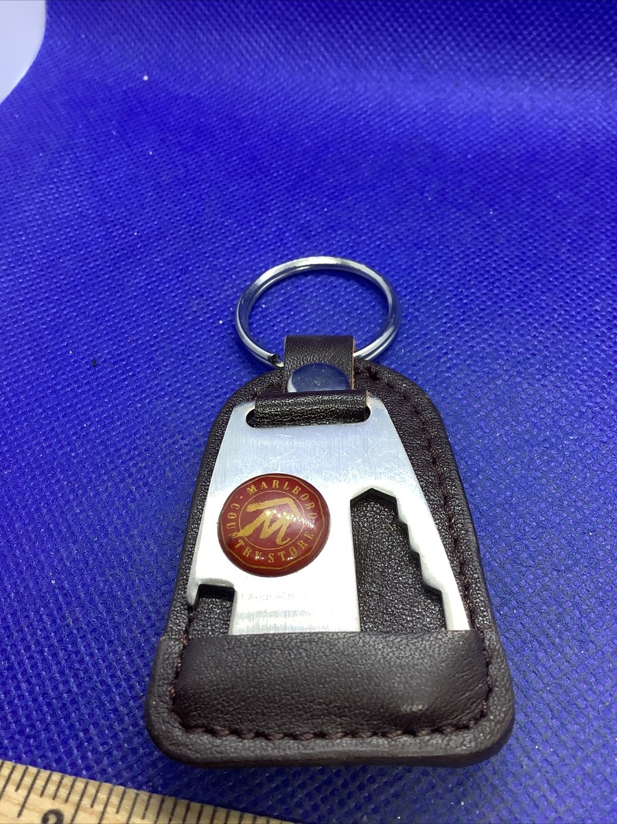 Vintage Marlboro Country Store Bottle Opener Multi Tool Leather