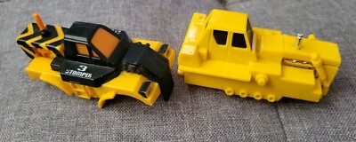 SCHAPER STOMPER 4x4 Toys Construction CO. 2 Body Bulldozer And Loader Vintage 