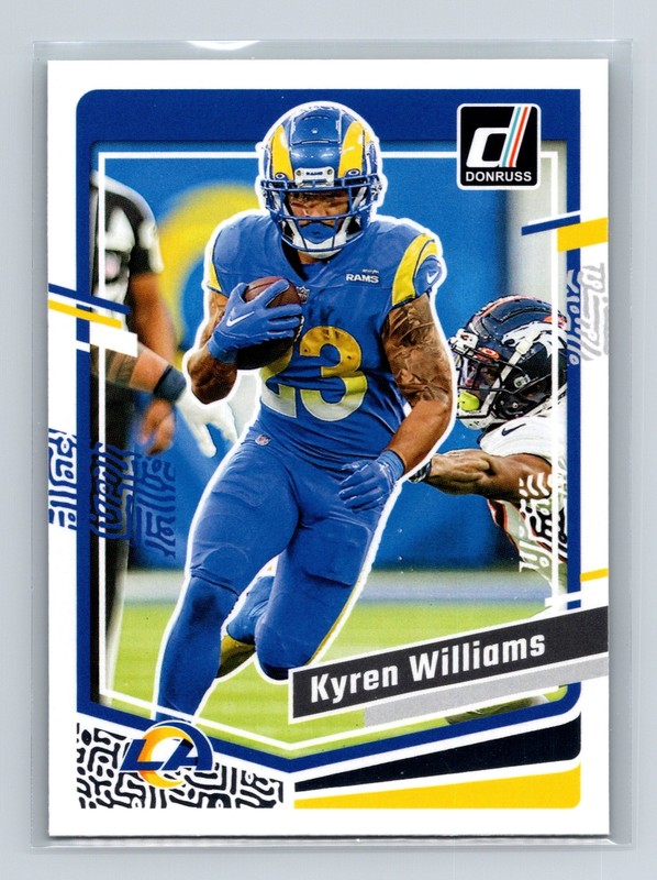 2023 Donruss Kyren Williams #167 Los Angeles Rams