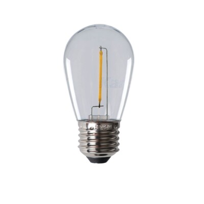 LED Kunststoff Leuchtmittel ST45 0,5W E27-NW Außen LED Filament Lichtquelle