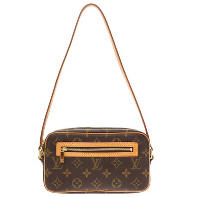 AUTHENTIC LOUIS VUITTON M51183 Monogram Pochette CiteShoulder Bag  