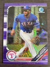 2019 Bowman Chrome Anderson Tejeda Purple Shimmer Refractor #BCP-193