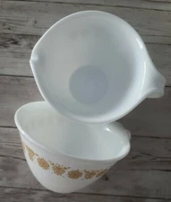 Replacements ~ Corelle by Corning Coffee Cup & Creamer ~ Butterfly Gold Pattern