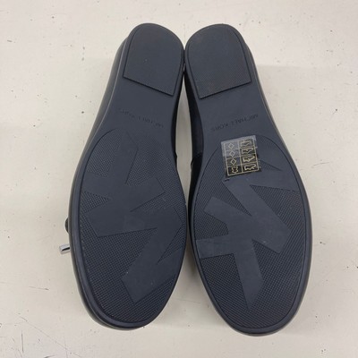 Michael Kors Womens Sutton MOC Leather Square Toe Black Size 7.0  