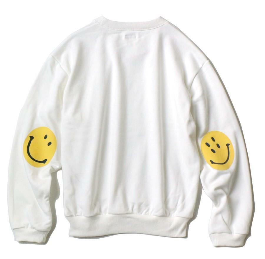KAPITAL Smile crewneck sweatshirt ECO Japan smily white new KAPITAL Smile crewneck sweatshirt ECO Japan smily white new