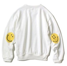 KAPITAL Smile crewneck sweatshirt ECO Japan smily white new