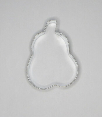 3.25'' Pear Fruit Shape Cookie Cutter Tin Plate Steel Fondant Sugar Baking