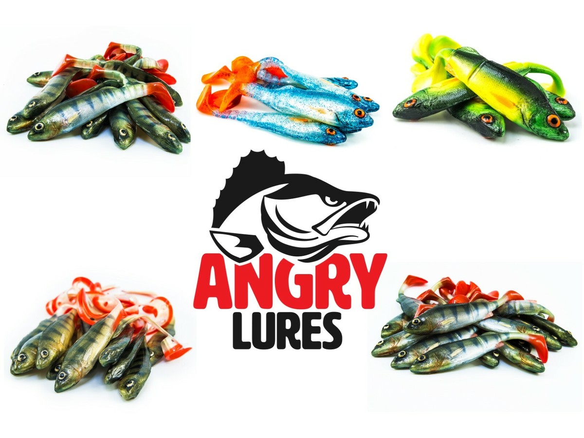 Angry lures Angry perch jointed 13,5cm-18g Hand made predator lures ricky  roach | eBay UK