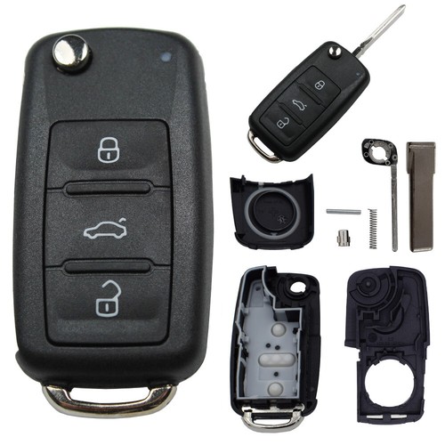 Schlüssel Gehäuse 5K0837202AD passend für VW Golf Polo Passat Tiguan SEAT SKODA - 第 2/11 張圖片