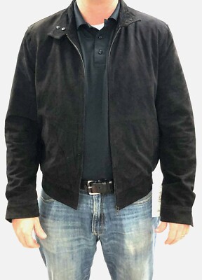 Ceralli Mens Suede Leather Jacket in 
