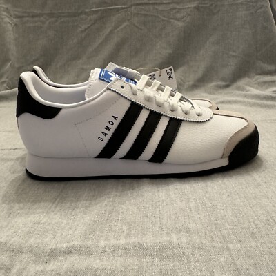 Adidas Samoa Classic White and Black Shoes adidas Samoa Shoes - White | Free Shipping with adiClub main image 3