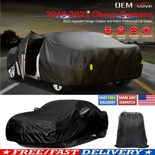 Breathable Dust Proof Polyester Car Cover UV Protection For Chevy Camaro 2023 - 第 1/10 張圖片