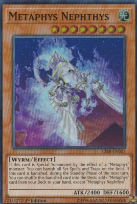 YUGIOH HOLO CARD METAPHYS NEPHTHYS CIBR-EN025 1ST EDITION | eBay