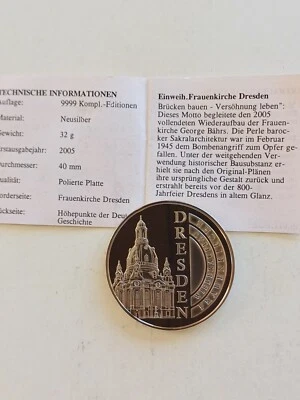 Höhepunkte dt. Geschichte, "Wiederaufbau Frauenkirche Dresden" , PP, M193 - Bild 1 von 3
