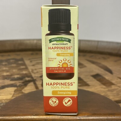 Nature's Truth Aromatherapy 100% Pure Energizing Essential Oil Happiness 0.51 Oz