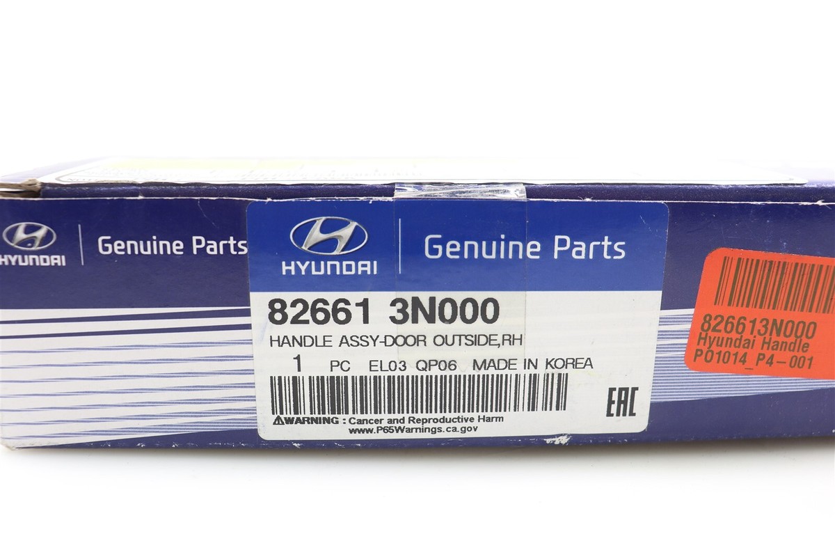 NEW OEM Front Right Door Handle Chrome 826613N000 for Hyundai  