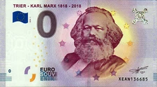 Zero Euro Note - 0 Euro Note - Trier - Karl Marx 1818-2018 - 2018-1