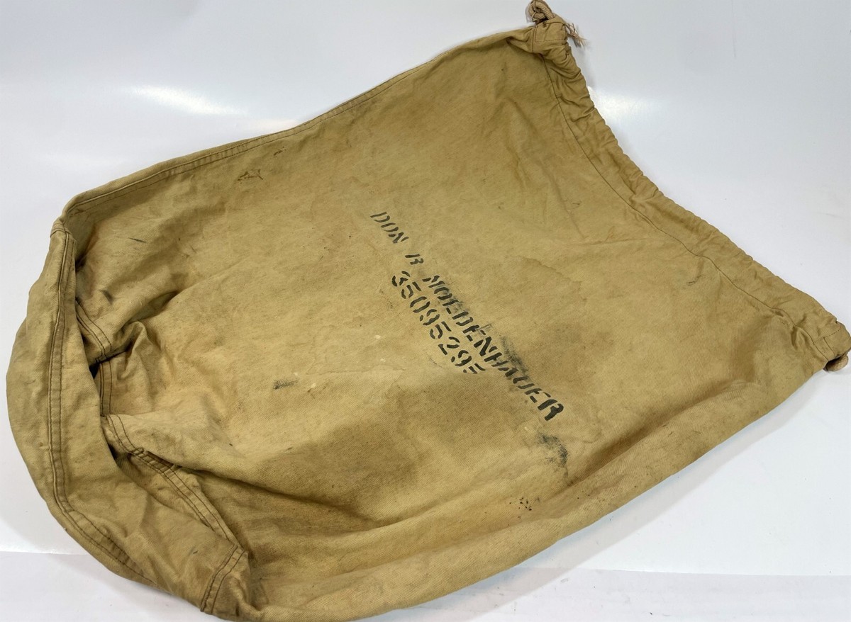 Vintage WWII WW2 US United States Army Barracks Cotton