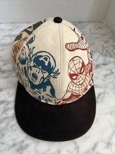 Marvel Legend Disney Parks Hulk Spider-Man Snapback Cap Adjustable Hat Youth