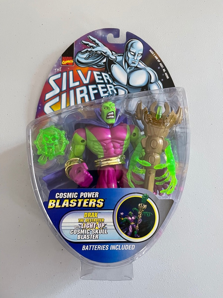 Silver Surfer Cosmic Power Blasters Drax the Destroyer figure 1997 