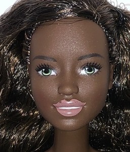 barbie brown hair green eyes