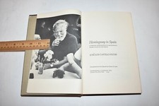 HEMINGWAY in SPAIN by JOSE LUIS CASTILLO-PUCHE * 1974 HARDCOVER by DOUBLEDAY 