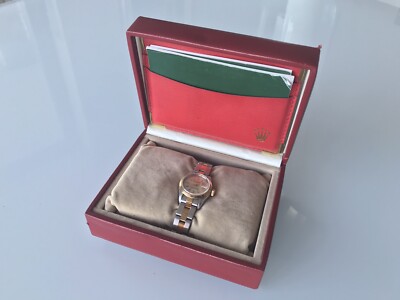 Rolex Date Just 69163 Stahl Und Gold Steel Gold Two Tone mit Box 1986