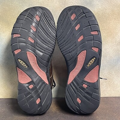 KEEN Classic Brown Leather Hiking Shoes Men display picture 1
