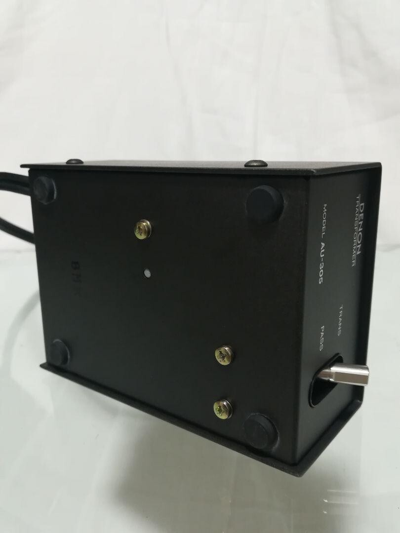 DENON AU-305 МＣトランスフォーマー動作品 DENON AU-305 MC Step Up Toroidal Transformer | For Any DL