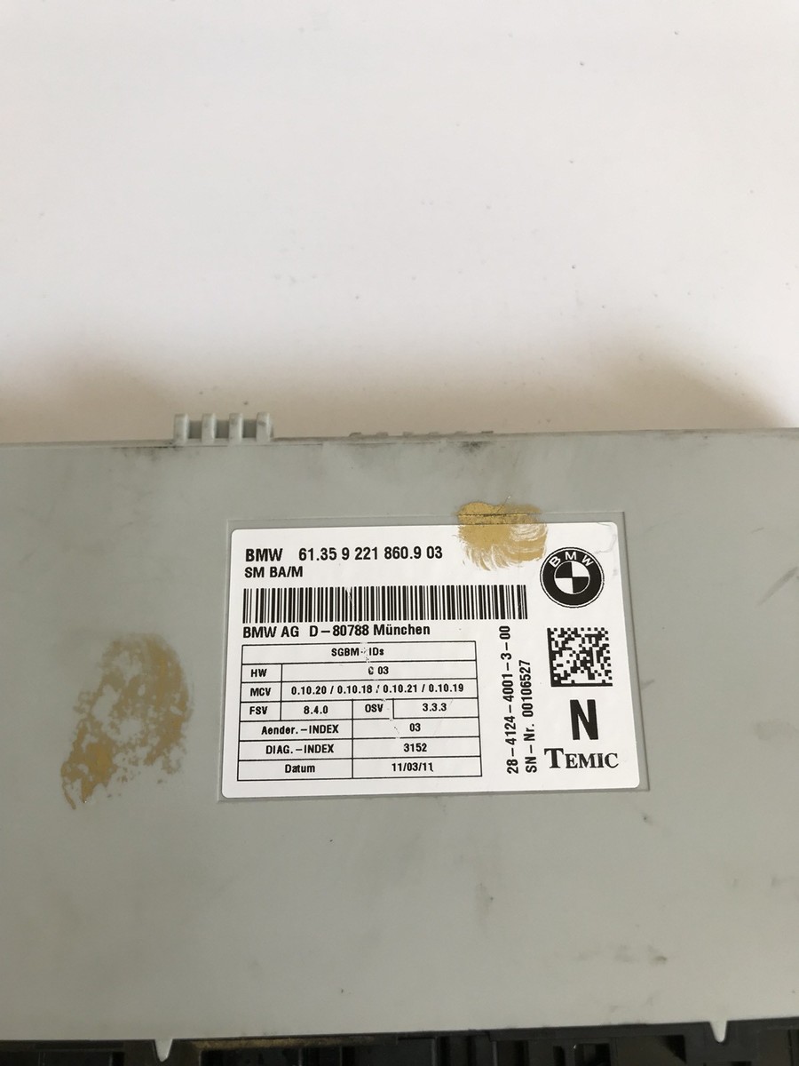 2011-2014 BMW E90 E91 E92 E70 E71 FRONT SEAT CONTROL UNIT MODULE 