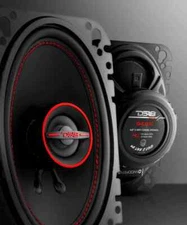 DS18 G4.6Xi 4x6 2 Way Coaxial Car Stereo Speakers 135W 4-Ohm Mylar Tweeter 4 x 6