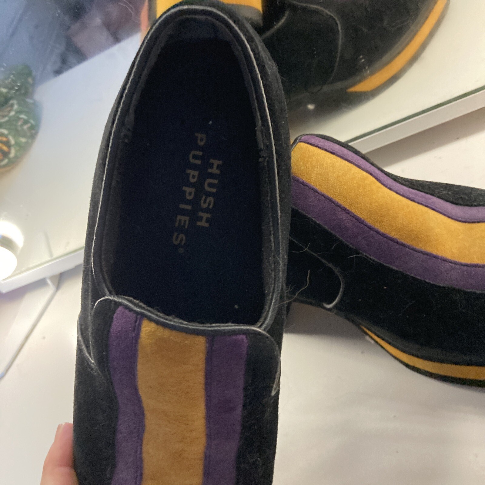 Vintage suede hush puppies shoes from 70s Gem