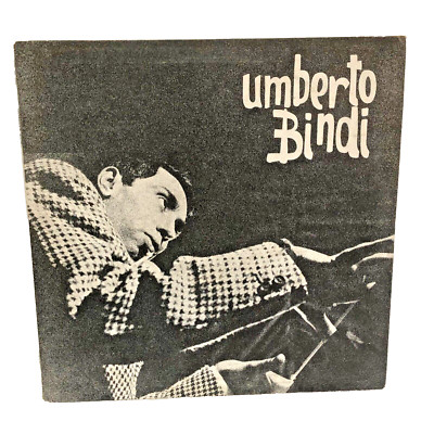 UMBERTO BINDI UMBERTO BINDI LP 12'' 1972 FAMILY RECORDS SFR-RI 627 ITALY