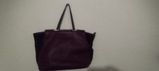 Borsa Ermanno Scervino in pelle colore viola