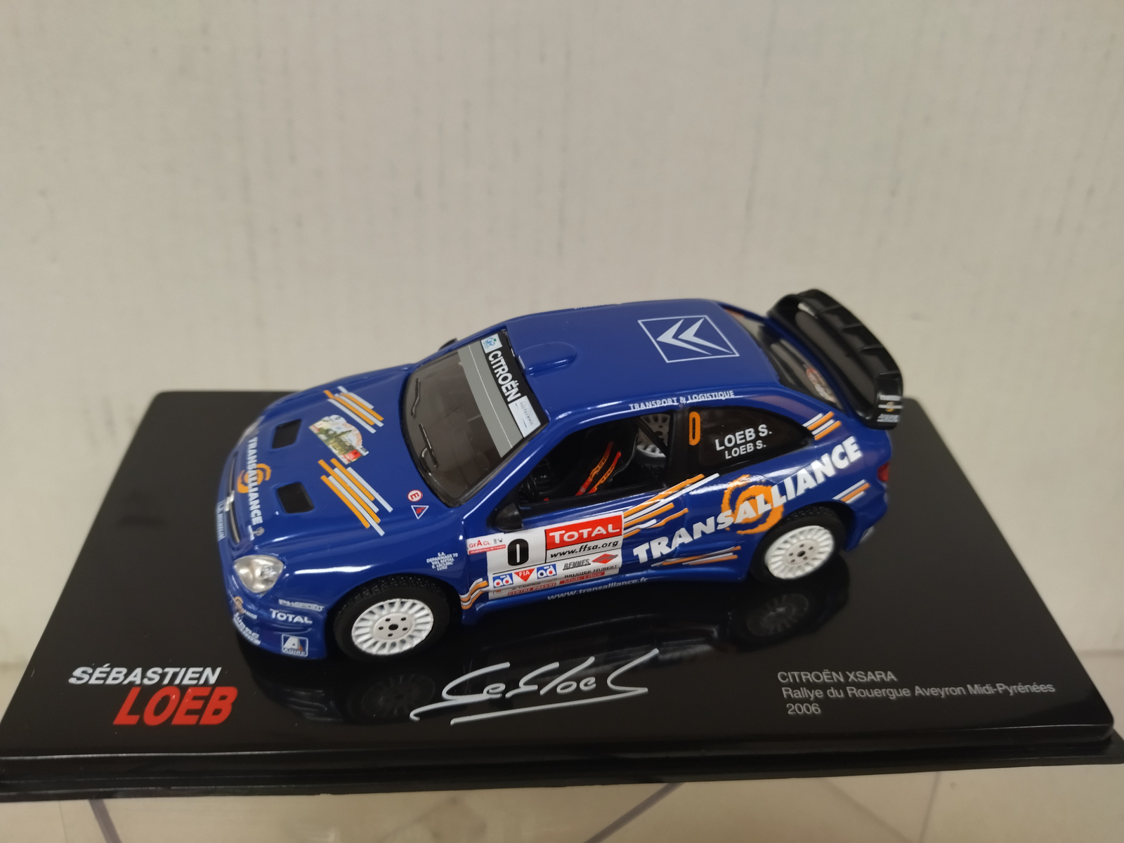 Voiture Miniature Citroën Xsara WRC McRae Rally Turkey 2006 - Échelle 1/43 - Marque IXO - Occasion