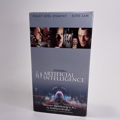 A.I. Artificial Intelligence (VHS, 2002) Jude Law, Haley Joel Osment, Bill Hurt