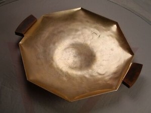 extremely rare! original 1920s Zeppelin Airship onboard serving dish