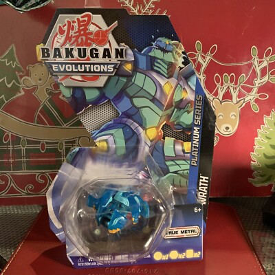 Bakugan Evolutions Platinum Series Wrath True Metal Action Figure!